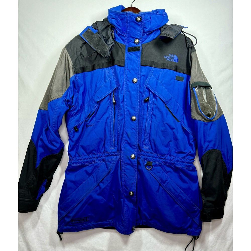 VTG The North Face Extreme Gear Blue Skiing Jacket Women's Sz 14‎